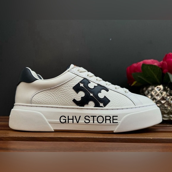 TORY BURCH ロゴ レザー スニーカー 関税送料込 Tory Burch | Shoes | Tory Burch Signature Tlogo Color Block